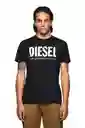 Diesel Camiseta T-Diegos-Ecólogo Negro Talla M