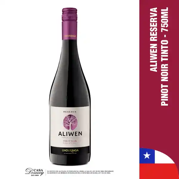 Aliwen Vino Tinto Pinot Noir Reserva