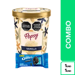 Combo Popsy Litro Vainilla + Galleta Oreo