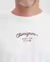 Camiseta Embroidered Slong Crudo Pristino Claro T M Chevignon