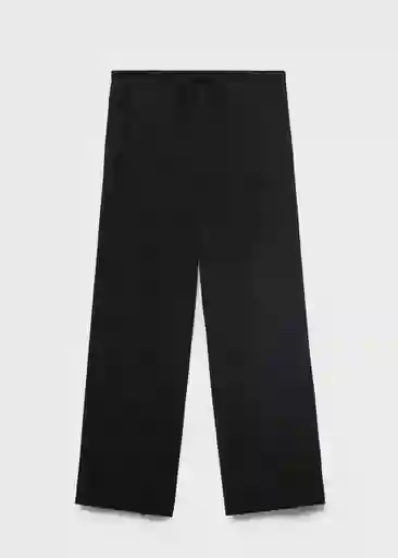 Pantalón Riga Negro Talla S Mujer Mango