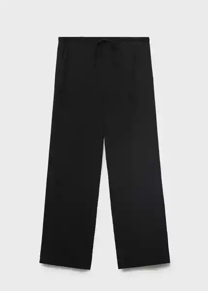 Pantalón Riga Negro Talla S Mujer Mango