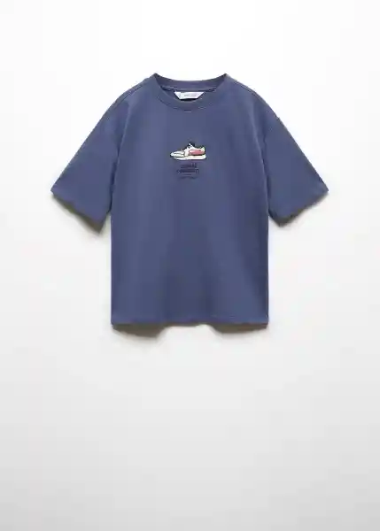 Camiseta Urban Azul Talla 12 Niños Mango