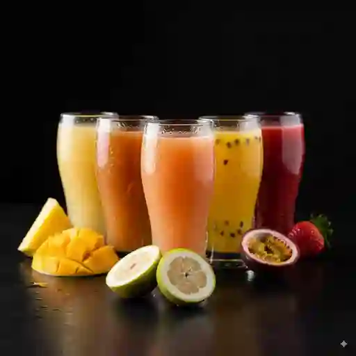 Jugo natural en agua