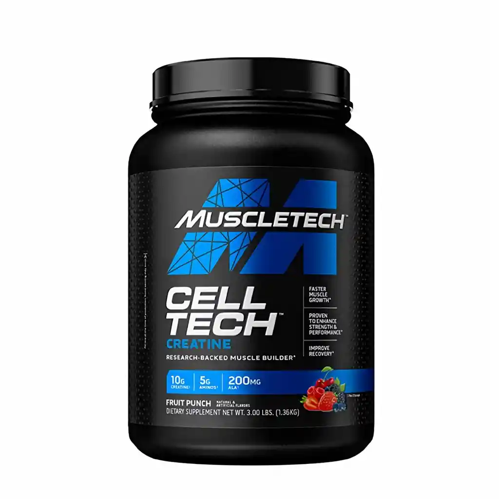  MUSCLETECH Cell Tech Creatina Fruit Punch 3 Libras 