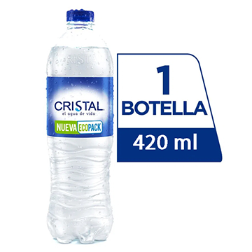Agua Cristal con Gas 420 ml