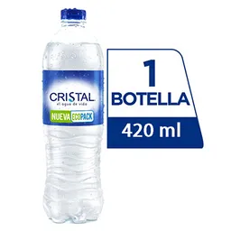 Agua Cristal con Gas 420 ml