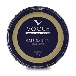 Vogue Polvo Mate Natural con Filtros Solares Tono Moreno