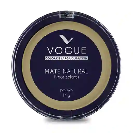 Vogue Polvo Mate Natural con Filtros Solares Tono Moreno