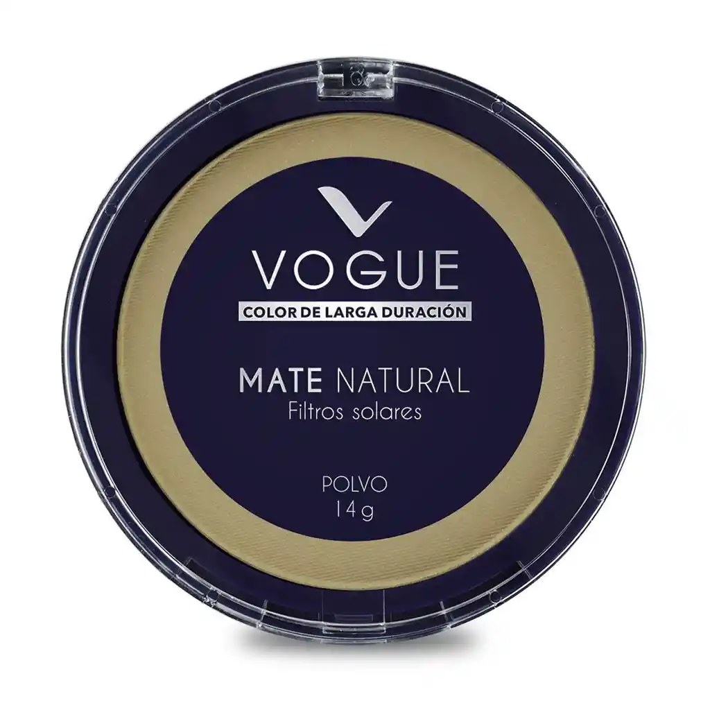 Vogue Polvo Compacto Mate Natural Color Moreno