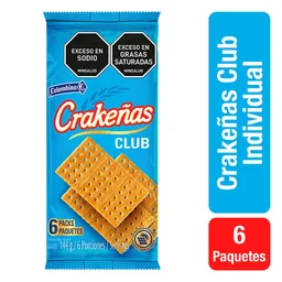 Galletas Crakenas Club Individual (144 Gr)