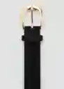 Cinturón Maya Negro Talla M Mujer Mango