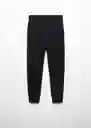 Pantalón Goliat Negro Talla 08 Niños Mango