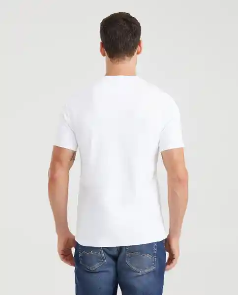 Camiseta Duotono Duck Masculino Blanco 0 Claro XL Chevignon