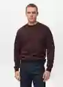 Buzo Sudadera Nola Vino Talla M Hombre Mango