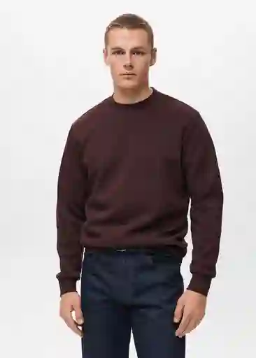 Buzo Sudadera Nola Vino Talla M Hombre Mango