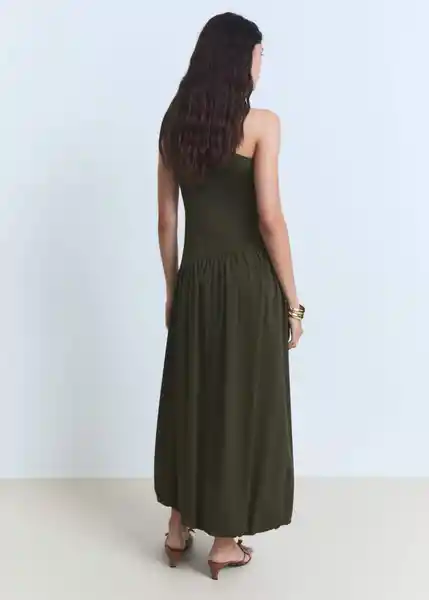Vestido Pelican Khaki Talla XS Mujer Mango