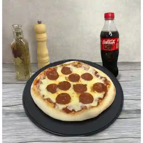 Pizza Pepperoni + Coca-cola Original 400