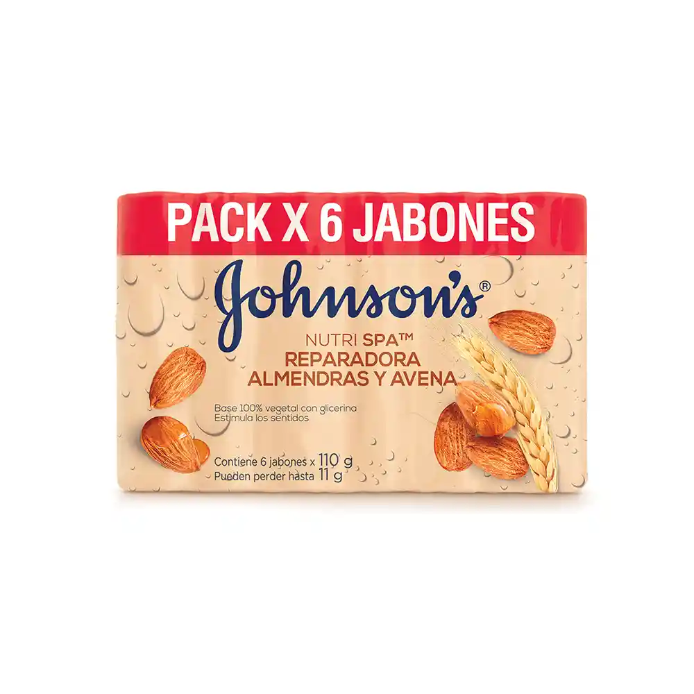 Jabón Johnson Avena 6 X 110 Gr