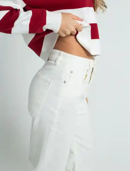 Pantalón Pumpy Mujer Crudo Puro Claro Talla 10 033F304 Naf Naf