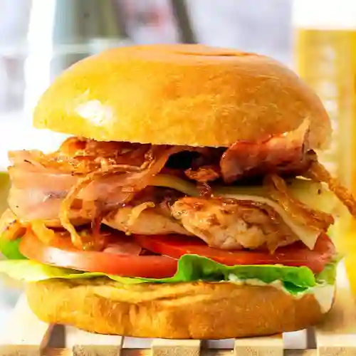 Hamburguesa Carne y Pollo
