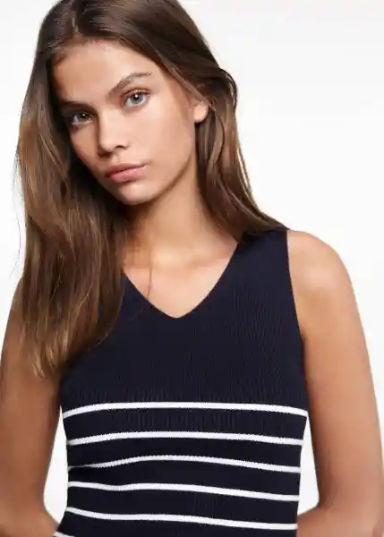 Top Frozen Navy Talla 21 Niñas Mango