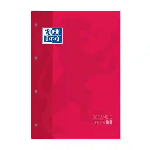 Pelikan Hoja Recambio Cuadros Rojo