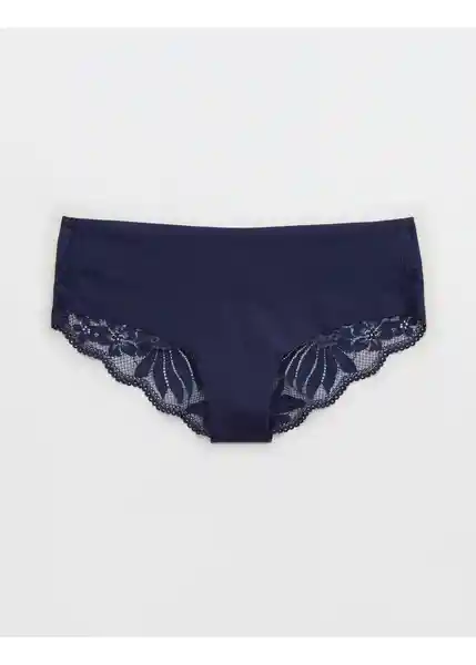 Panti Con Encaje Azul Talla Large Aerie American Eagle