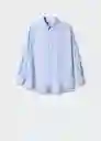 Camisa Overr Celeste Talla 22 Mango Teen Girl Mango