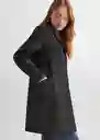Abrigo Babylon Gris Talla 19 Teen Niñas Mango