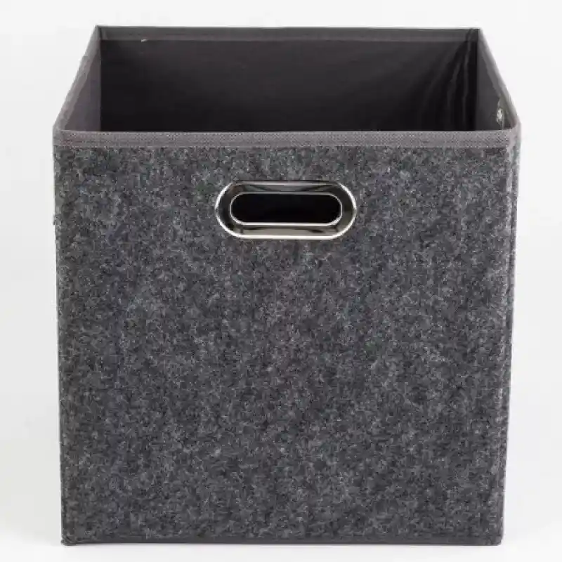 5Five Caja Plegable Gris Velvet 160382A