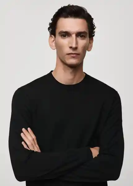 Buzo Jersey Willy Negro Talla S Hombre Mango