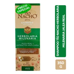 Tío Nacho Shampoo Herbolaria Milenaria Jalea Real