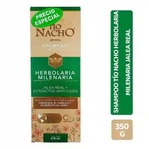 Tío Nacho Shampoo Herbolaria Milenaria Jalea Real