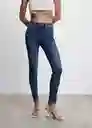 Pantalón Jean Soho Tejano Oscuro Talla 42 Mujer Mango