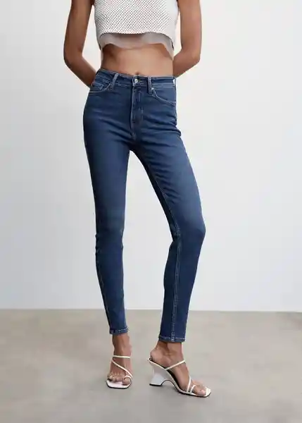 Pantalón Jean Soho Tejano Oscuro Talla 42 Mujer Mango