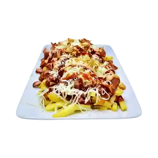 Salchipapa Costeña