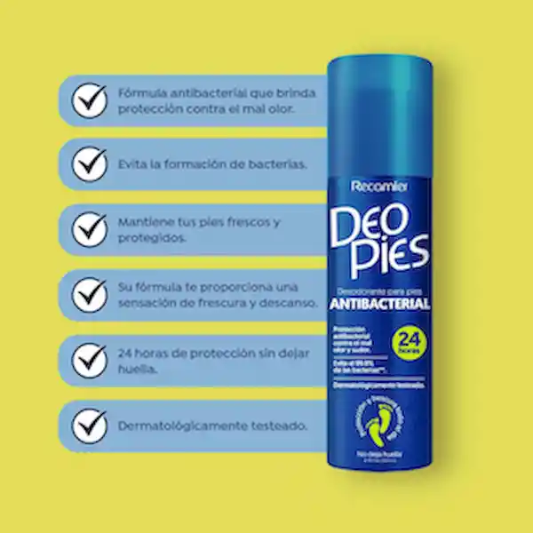 Deo Pies Desodorante para Pies Aerosol