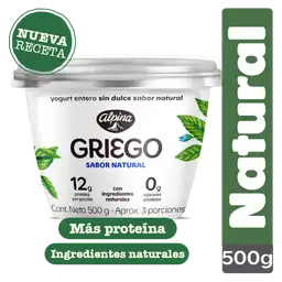 Alpina Yogurt Griego Sabor Natural