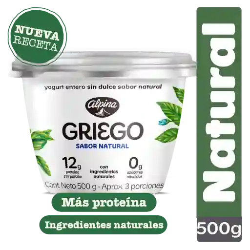 Alpina Yogurt Griego Sabor Natural