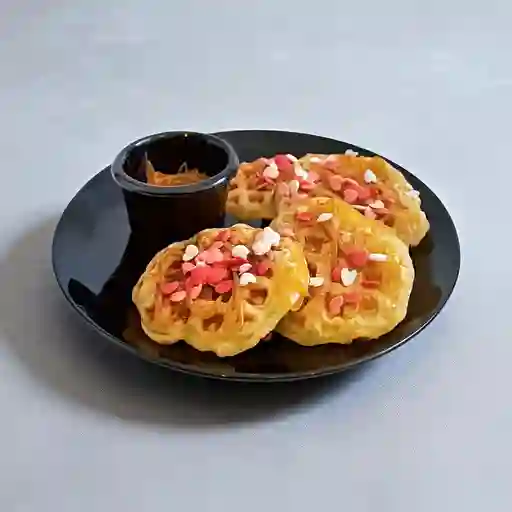 Waffles de pandebono