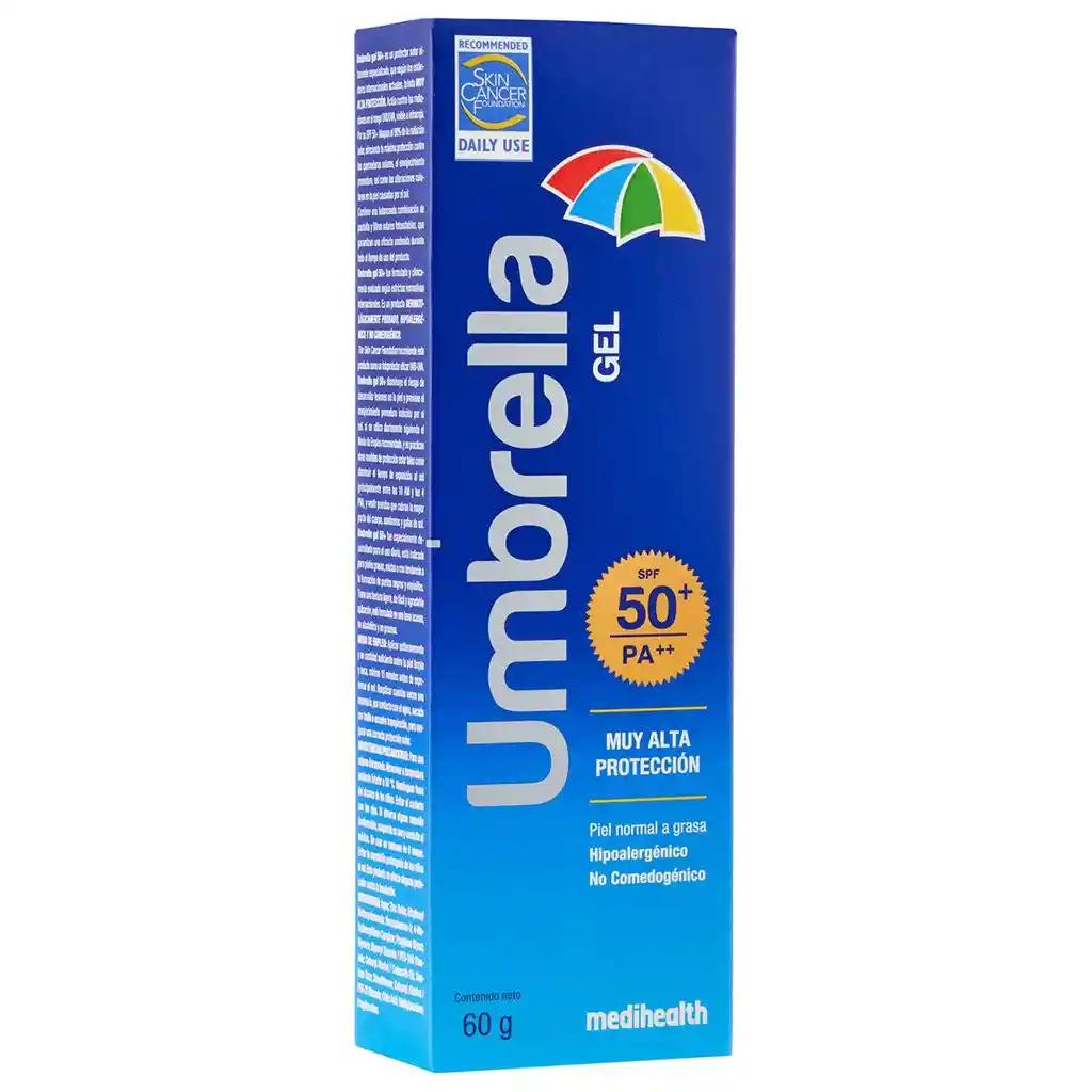 Umbrella Protector Solar en Gel Spf 50+