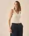 Suéter Tejido Crudo Puro Claro Talla L 462G213 Esprit
