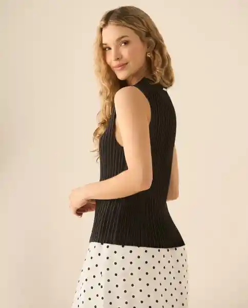 Camisa Negro Puro Ultraoscuro Talla L 412G200 Esprit