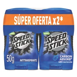Colgate Desodorante Speed Stick Carbón Absorb Barra Hombre