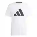 Adidas Camiseta Tr-es Fr Logo Para Hombre Blanco Talla L