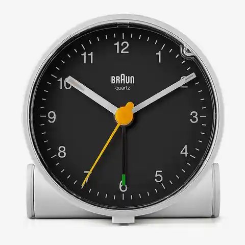 Braun Reloj Despertador Clásico Bc1wb Blanco