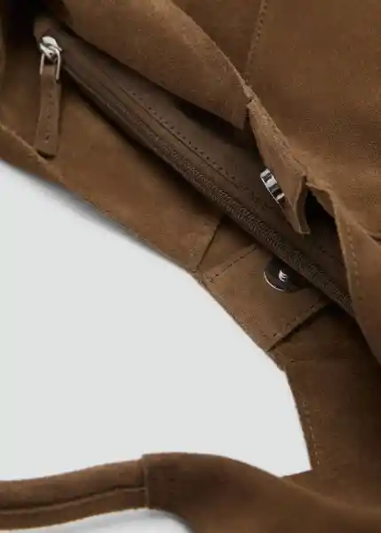 Bolso M Law Musgo Talla 99 Mujer Mango