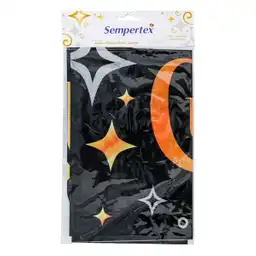 Sempertex Cartel Plastico Fc Dorado Negro 100x5