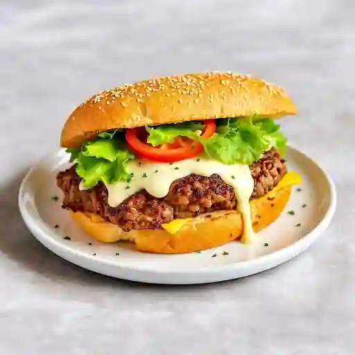 Sandwich de milanesa de carne argentino